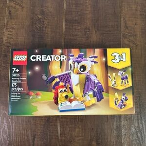 LEGO Creator 3-in-1 Forest Friends Set - Purple, Yellow, Red